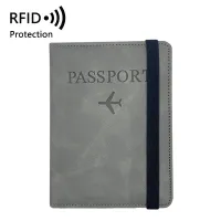 กระเป๋าหนังสือเดินทาง RFID กระเป๋าเอกสารแบบเรียบง่ายและใช้งานได้หลากหลายเคสหนังในต่างประเทศซองใส่หนังสือเดินทาง Caseqiangsi281419หนังสือเดินทาง