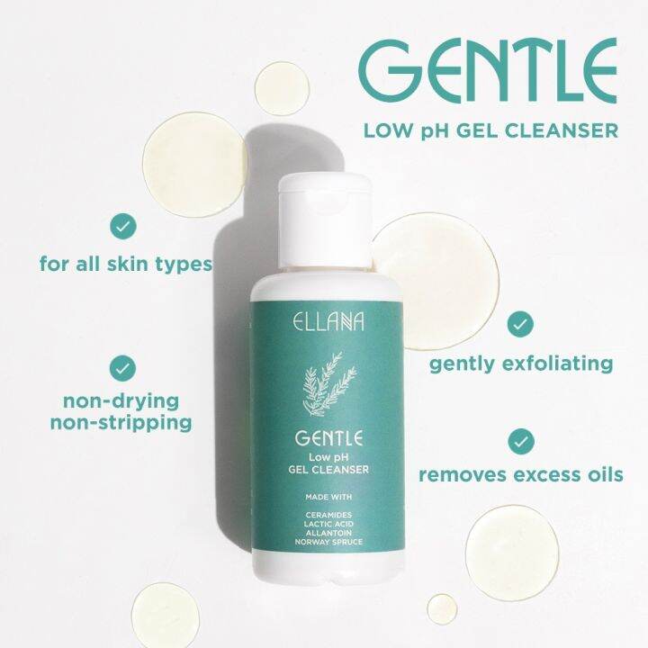 HOT SMTSC ELLANA Gentle Low pH Gel Cleanser made with made w/ Ceramides ...