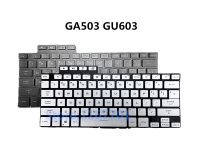 New Original Laptop US Backlight Keyboard For Asus ROG Zephyrus G15 GA503 GA503QR QS M16 GU603 GU603HM 2021/2022 White/Black