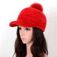 Wowen Shearing Sheepskin Hat Knit Hat Hat Fur Women Autumn and Winter Russian Fashion Hat Hat Female Casual Hat Cap