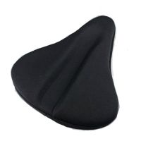 1Pc Black Mountain Large amp; Wide Bicycle Comfort Saddle Pad Bike Seat Gel Cushion Cover Bike Accessories Exercise For Women Men