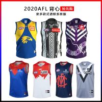 เสื้อผ้าบาสเกตบอลคุณภาพสูง 2020-21 AFL seahawks white swan swan west Melbourne demons team football clothes