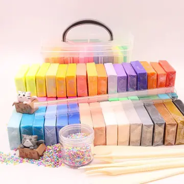 Polymer Clay Starter Kit 36 Colors Oven Bake Clay Baking Modeling