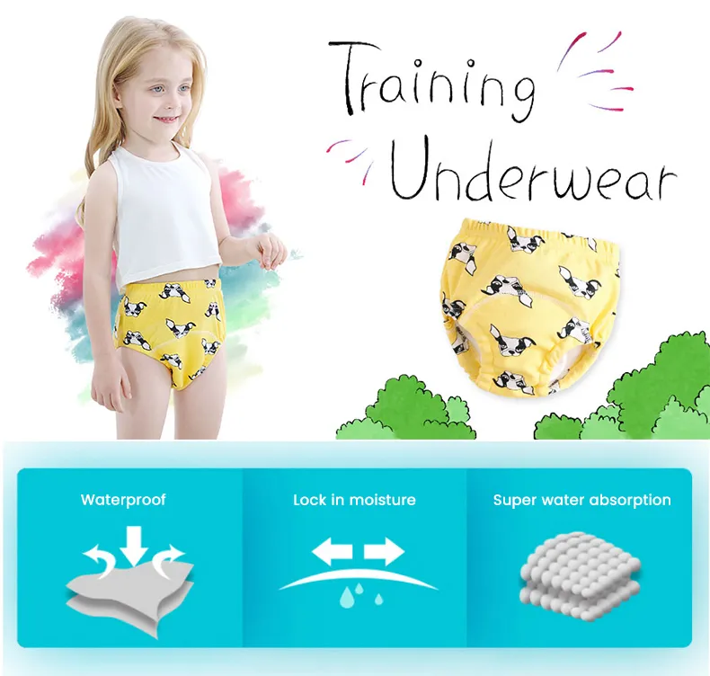 Reusable Waterproof Toddler Potty Training Pants Toddler Potty