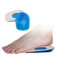 Heel Cushion Silicone Gel Insoles Soles Relieve Foot Pain Protectors Shoe Pad Feet Care Inserts Shoe Sole Height Increase Shoes Accessories