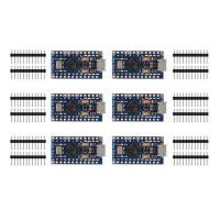 6 Pack for Pro Mini ATmega32U4 5V/16MHz Module Board for Arduino Leonardo Replace for ATMEGA328 Pro Mini