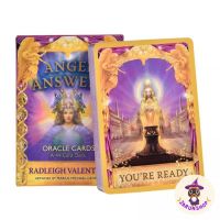 OBC อุปกรณ์แคมป์ปิ้ง ไพ่ยิปซี ไพ่ทาโรต์ ไพ่ออราเคิล (พร้อมส่ง) Tarotcard/ Oracle card Angel Answers 44 card Deck camping แคมป์ปิ้ง