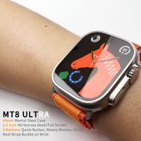 Mt8 Ultra Smart watch 49MM Series 8 NFC สมาร์ทวอทช์ วัดอุณหภูมิร่างกาย Siri Ai บลูทูธ ผู้ช่วยเสียง