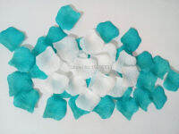 2000pcs 20packs Atificial flowers polyester wedding bridal rose als turquoise table centerpiece party decorations alos