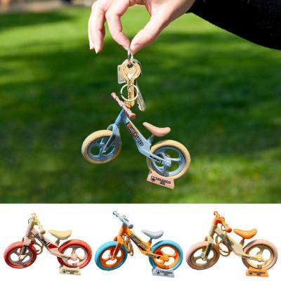 Novelty Keychains For Kids Funny Bike Shape Keychain Dirt Bikes Keychain Slideable DIY Assembled Toys Creative Ornaments For Family And Friends amiable