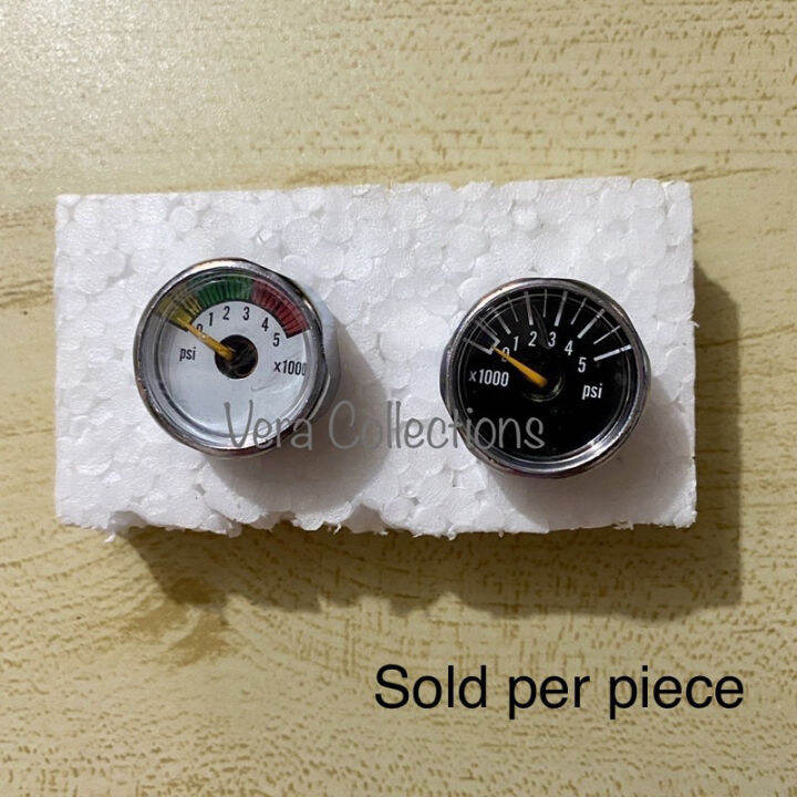 3000 5000 PSI Mini Micro Paintball PCP Air CO2 tank Pressure Gauge 18 NPT Threads Lazada PH