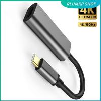 ตัวแปลงอะแดปเตอร์ความเร็วสูง4K 60Hz อะลูมินัมอัลลอยประเภท C เป็น HDMI-USB ที่เข้ากันได้ C