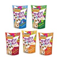 ❣️?42Pets?❣️[1ซอง] ขนมแมว ฟริสกี้ส์ ปาร์ตี้มิกซ์ Friskies Purina Party Mix Cat Treats Crunch 60 g ได้ 1 ซอง