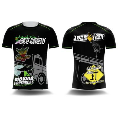 New Fashion2023 Man Summer 3d Truck T-shirt Erpowered By Alien Forces 2023