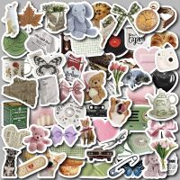 58pcs INS style items Stickers Childrens Diy Stationery Computer Stickers Student Stationery Stickers Labels