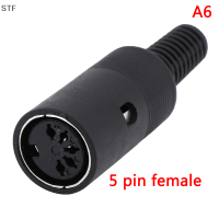 STF DIN PLUG SOCKET CONNECTOR 3/4/5/6/7/8 PIN MALE/FEMALE CHASSIS CABLE MOUNT