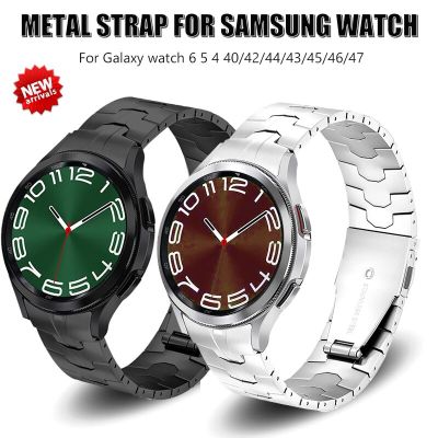 สแตนเลสสายเหล็กสำหรับนาฬิกา Samsung Galaxy Watch 6 Classic 47Mm 43Mm 4 Classic 46Mm 42สายโลหะสำหรับ Galaxy นาฬิกานาฬิกา6 5 4 44Mm 40Mm 5 Pro 45Mm