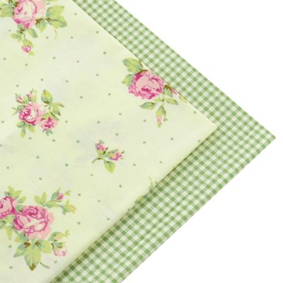 【YF】 2 Pcs/Lots 40cmx50cm Pre-cut Quarter Colorful Printed Cotton Fabrics Patchwork Quilting for Sewing