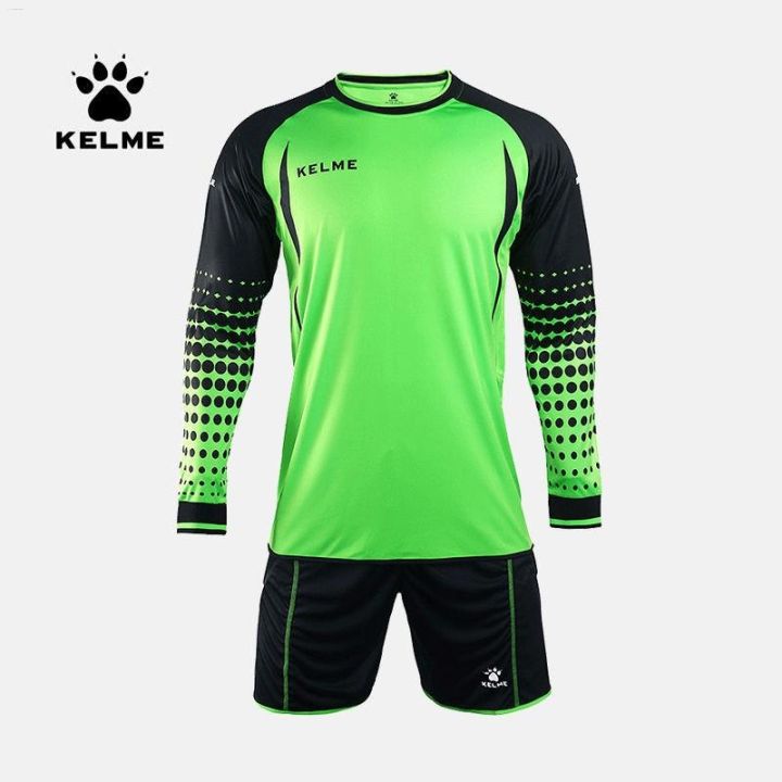 kelme-kelme-ชุดสูทแขนยาวชุดผู้รักษาประตูการแข่งขันฟุตบอลอย่างเป็นทางการชุดผู้รักษาประตูฝึกเกมกำหนดเองโอกาส