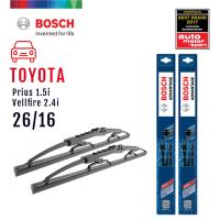 Bosch ใบปัดน้ำฝน รุ่น Advantage ขนาด 26/16 นิ้ว สำหรับ TOYOTA Prius year03-12