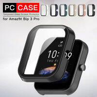 เคสพีซีแบบแข็งพร้อมกระจกกันรอยหน้าจอสำหรับ Amazfit Bip 3 Pro ความคุ้มครองรอบด้านกันชนป้องกันอุปกรณ์เสริมฝาครอบ-nxfnxfnxghnxgb