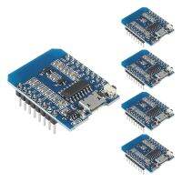 5 Pcs ESP8266 ESP-12F NodeMcu Mini D1 Module WeMos Lua WiFi Internet Development Board for WeMos D1 Mini