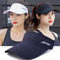 Casual Snapback Cap Suncreen Visors Outdoor Empty Top Fishing Hat Summer Sun Visor Caps Women Men