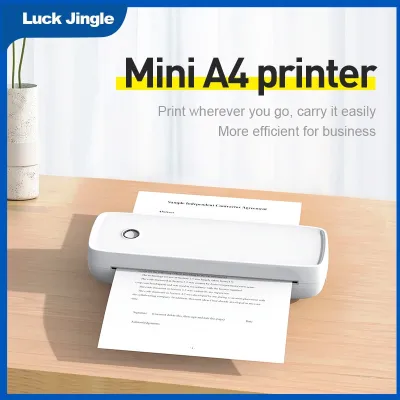 เครื่องพิมพ์ความร้อน A4แบบพกพาเครื่องพิมพ์กระดาษความร้อนบลูทูธ-เข้ากันได้กับป้ายบันทึก2600Mah พิมพ์ผิดคำถาม