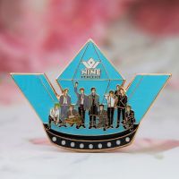 Nine Percent Cai Xukun KUN Huang Minghao Fan Chengcheng Chen Linong Noctilucent Metal Badge Brooch Pin Ornament Home Decor Fashion Brooches Pins