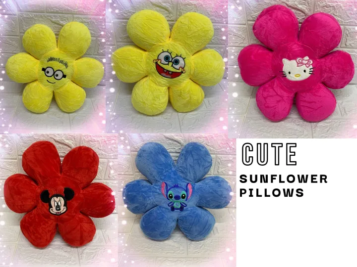 Cartoon Character Flower Shaped Pillow | Lazada PH