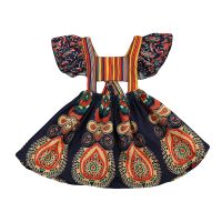 Boho Toddler Baby Kids Girls Summer Floral Backless Dress Beach Party Dresses National Ethnic  by Hs2023