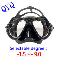 Snorkeling optical myopia diving glasses universal power lens