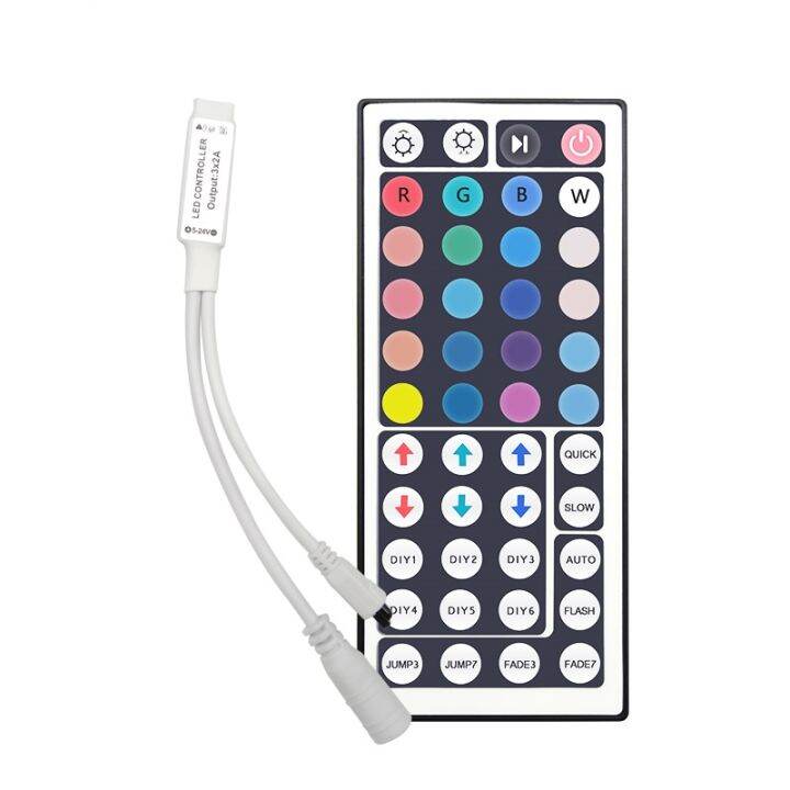 รีโมทคอนโทรล-led-44-ปุ่ม-24-ปุ่ม-led-ir-controller-dimmer-ไฟ-led-ir-wifi-เพลงรีโมท-dc12v-ควบคุมสำหรับ-rgb-คริสต์มาส-led-strip