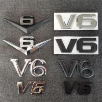 V6อุปกรณ์ยานยนต์ตราติดรถยนต์ดิจิทัลป้ายปรับเปลี่ยนโลหะ3D สติกเกอร์โลหะโลโก้ BMW