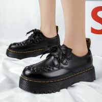 Womens 1461 Thickened Strap Shoes Womens Low Top Casual Martin Shoes