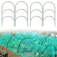 【hot】♠▫卐  6pcs Garden Arch Greenhouse Hoops Rustproof Tunnel Hoop Frame Support Stakes for Raised Beds Row Cover