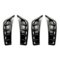 2X Car Carbon Fiber ABS Front Bumper Spoiler Side Wing Decorative Cover for GLC Class GLC260 GLC300 2020