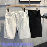 Top LUUD Summer Comfortable Cotton Black And White Casual Shorts Mens Slim Fit All-Match Korean Version 5 Points Pants Breathable Pants YY ✹