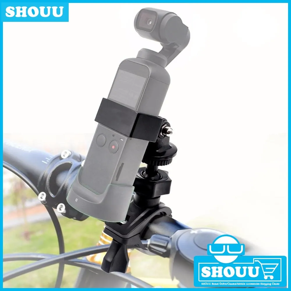 dji osmo pocket on motorcycle