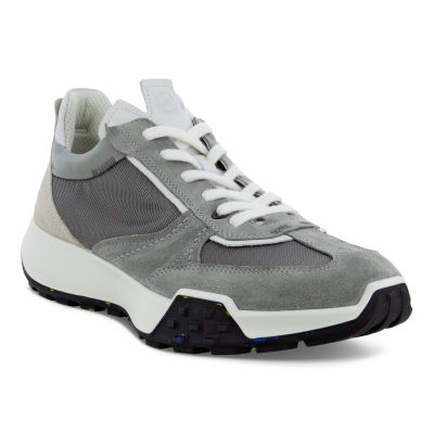 ECCO รงเท้าหนัง RETRO SNEAKER M Shoe Grey