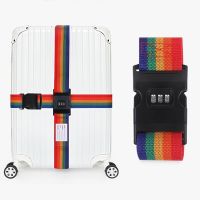 2022 Luggage Strap Cross Belt Packing Adjustable Travel Suitcase Password Lock Buckle Strap Baggage Belts