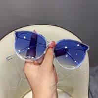 OLOPKY 2022 Cateye Sunglasses Women Ocean Lens Sunglasses Women/Men Fashion Pink Shades for Women Gafas De Sol Para Hombre UV400