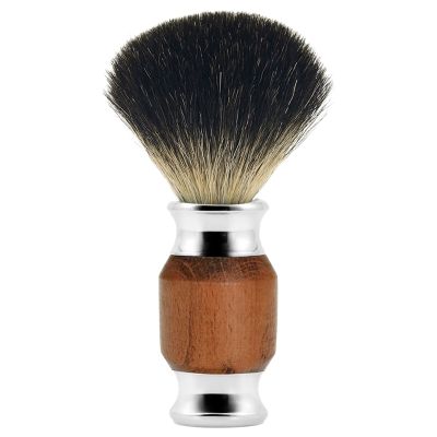 1Pcs Pure Badger Hair Beard Brush Mens Shaving Brush with Wooden Handle Supply Various Hair Razors
