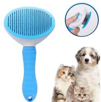 Pet Cat Brush Dog Comb Hair Removes Dog Hair Comb Pet Grooming and Care Hair Comb Cleaner Removes Tangled Hair Pet Supplies