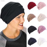 ☄✟◊ 1PC Elastic Muslim Hijabs Turban Beanie Cap Women Soft Cotton Bonnet Head Wrap Winter Warm High Quality Turban Hat