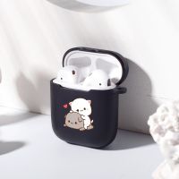 [SOSO 3C accessories] คนรักการ์ตูนแมว Airpods 2กรณีน่ารัก C Oque หรูหราปก Air Pod กรณี DIY ของขวัญ Airpod อุปกรณ์เสริมหูฟัง