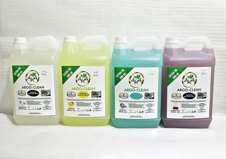 PEMBERSIH KACA & DAPUR JERIGEN 2 LITER & 5 LITER AKA PREMIUM ARGOCLEAN