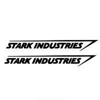 【CC】 20x3cm Car Decoration Stark Industries Accessories Custom Stickers Rear Window Sticker Motorcycle Personality