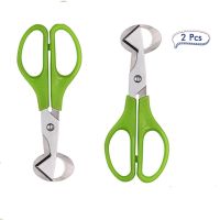 2PCS Stainless Steel Quail Egg Scissors Egg Shell Cutting Scissors Egg Cutter Divider Egg Opener Kitchen Egg Scissors Tools