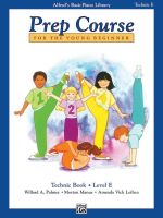 หนังสือเปียโน Alfreds Basic Piano Prep Course : Technic Book Book E